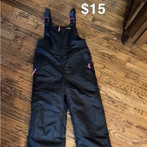 Girls XL 14-16 snow/ski bibs